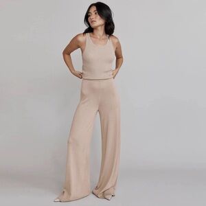 Splendid LoopKnit LYR Sweaterpant - Praline / M